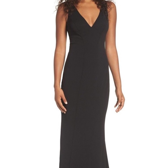 katie may black gown